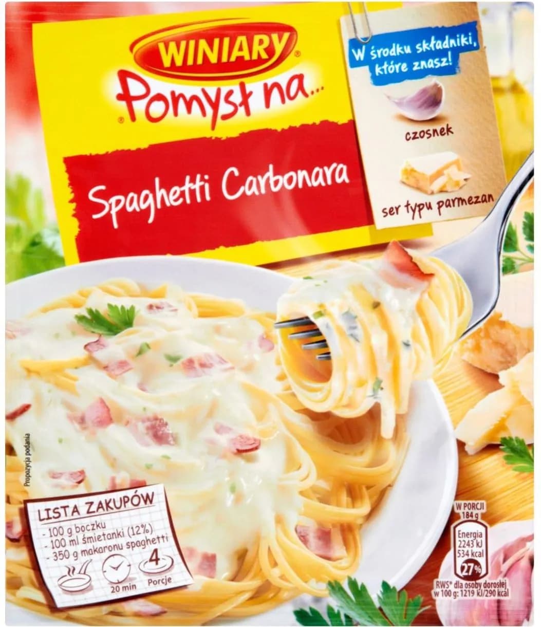 Spaghetti carbonara z Winiary – prosty przepis i najlepsze porady dla smaku